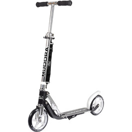 Самокат HUDORA BigWheel 180 для дітей і дорослих, міський, складаний, регульована висота, до 100 кг, з ременем для перенесення