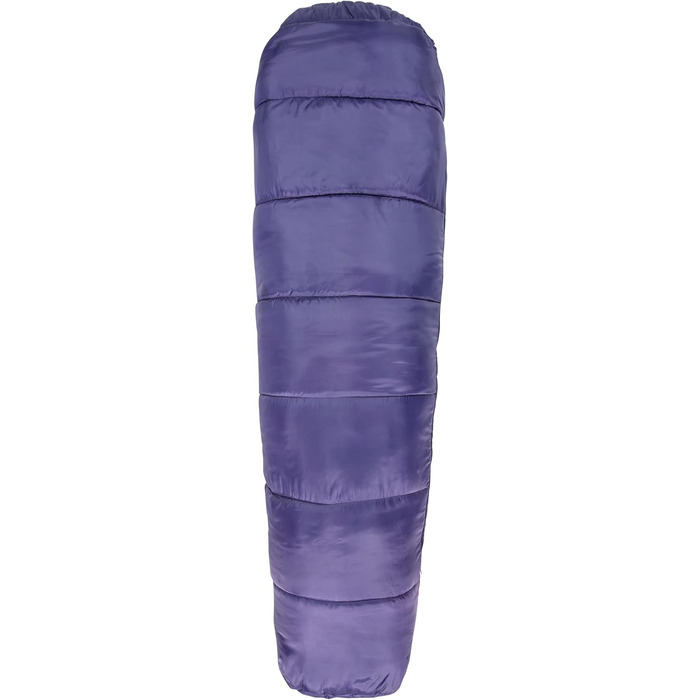 Сплячий мішок Trespass Bunka Unisex на 3 сезони з поролоновою наповнювачем (фіолетовий)