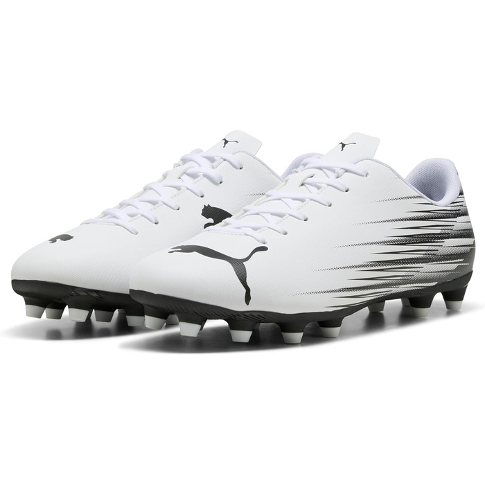 Кросівки футбольні PUMA Attacanto Firm для штучного покриття, 42 EU, білий/чорний