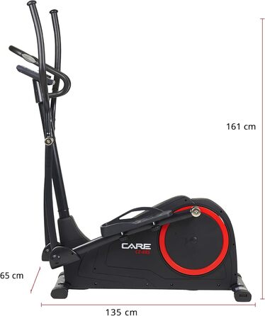 Еліптичний тренажер Care Fitness CE-685 з 24 програмами, моторизованим опором, LCD-дисплеєм і Bluetooth для Kinomap