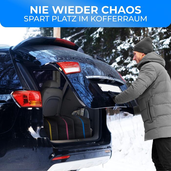 Чохол для лижних черевиків STYNGARD Cortina (38 л) - сумка для лижних черевиків з аксесуарами (чорний-жовтий)