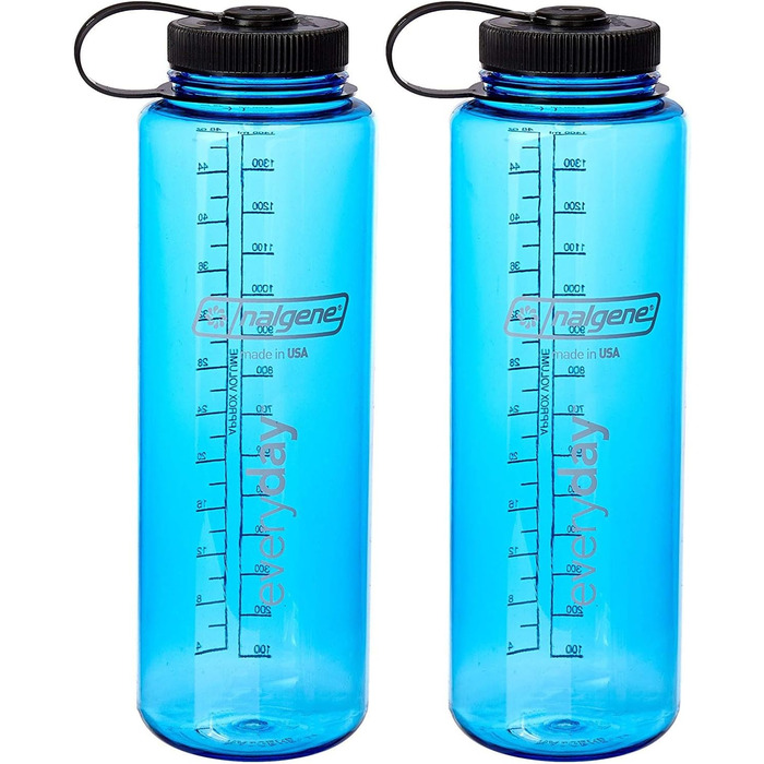 Пляшка Nalgene Everyday Weithals Silo 1,5 л, синя, набір 2 шт.