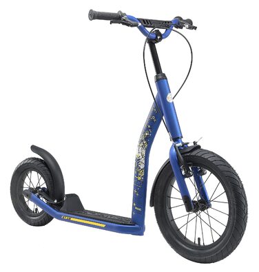 Самокат дитячий STAR SCOOTER City Kick Scooter 16 дюймів, з пневматичними колесами, регульована висота, блакитний