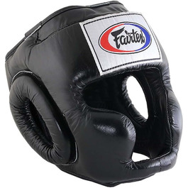 Захисний шолом Fairtex HG3 чорний для ММА, Муай Тай та тайського боксу