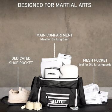 Сумка для тренажерного залу Jiu Jitsu BJJ MMA, спортивна сітчаста дуффел-сумка для екіпірування боксу та бойових мистецтв