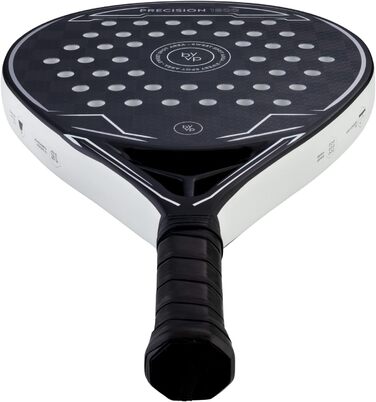 Падель ракетка LUXTRI Precision 1800 з карбону/ЕВА, для досвідчених і професіоналів, сіро-біла
