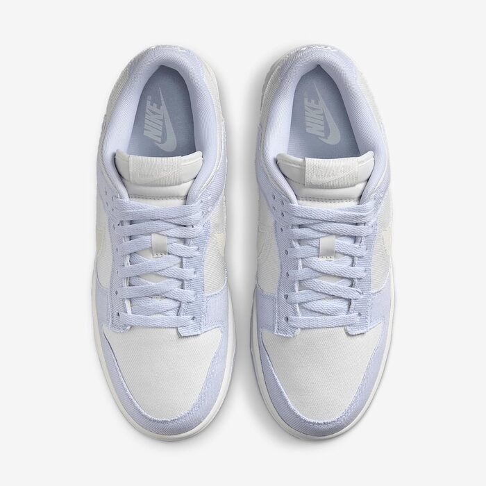 Кросівки Nike Dunk Low для жінок, біло-чорні (37.5 EU, Ghost Summit White Platinum Tint)
