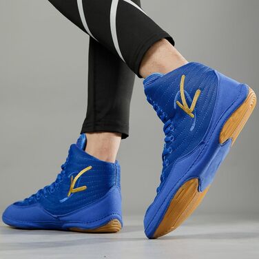 Взуття для боротьби, реслінгу та боксу: чоловічі, жіночі, дитячі (44 EU, синій)