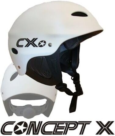 Шолом для водних видів спорту Concept X Helm CX Pro білий, розмір M