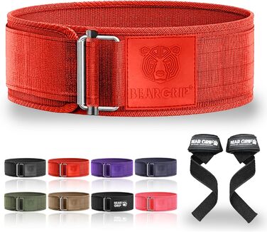 BEAR GRIP – самозамикаючий пояс для важкої атлетики, преміум-пояс для кросфіту, пауерліфтингу та бодібілдингу для чоловіків і жінок