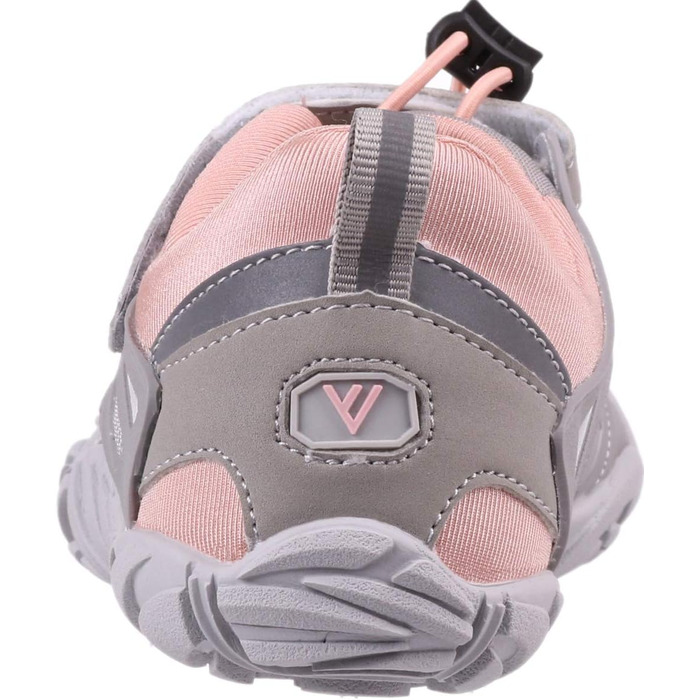 Жіночі трекінгові кросівки JOOMRA Minimaliste для піших прогулянок, 39.5 EU, сірий, рожевий