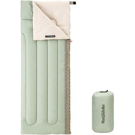 Спальний мішок Naturehike для дорослих та дітей, 3-4 сезони, водонепроникний, 190 x 75 см, зелений