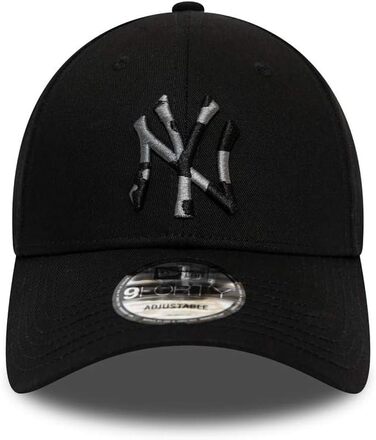 Кепка New Era New York Yankees 9forty Adjustable Camo Infill, розмір універсальний, чорний