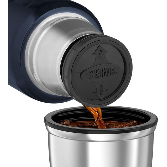 Термос 2 л з нержавіючої сталі Thermos, синій, для напоїв