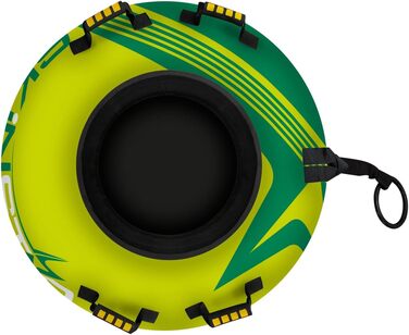 Надувні сани-коло SkinStar Snow Tube 100 см із ручками, зелений