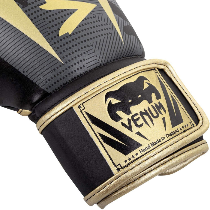 Боксерські рукавички Venum Elite Dark Camouflage, Gold, 8 Oz