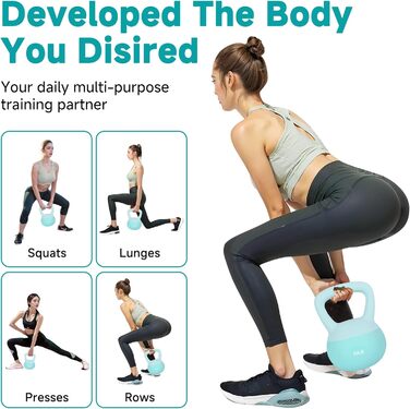 М'які гантелі Leikefitness зі сталі для жінок і чоловіків, кольорові, нековзкі, для домашніх тренувань