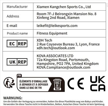 ЛеїкФітнес Сіді Скват Бенч - тренажер для пресу та ніг, багатофункціональний, для дому та фітнес-клубу, бежевий