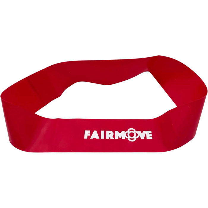 Еластичні стрічки FAIR Move для фітнесу та йоги, 100% натуральний латекс, 2 кг (червоний)