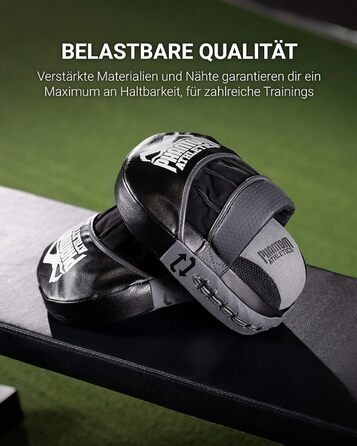 Набір боксерських подушок Phantom Athletics Pratzen - 2 шт. чорний/сірий