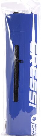 Водонепроникний мішок Cressi Dry Bag для дайвінгу, плавання, риболовлі, водних видів спорту, кемпінгу та сноубордингу, 20 літрів, синій (з блискавкою)