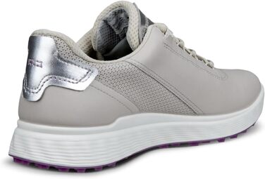 Жіноче кеди ECCO S Casual Lace Waterproof для гольфу, білий (37 EU, Gravel Silver Metallic)