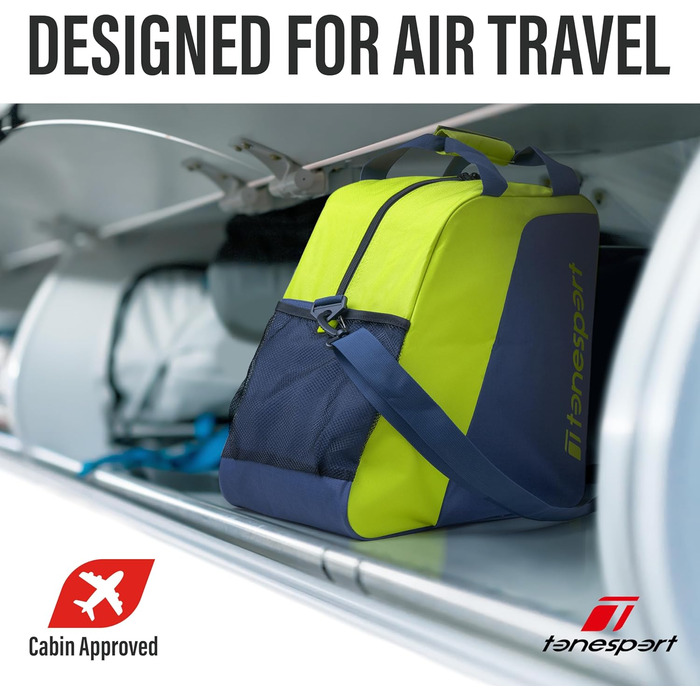 Чохол для скі та сноуборд чобіт та шолома, підходить для авіаперельотів, Neon Green