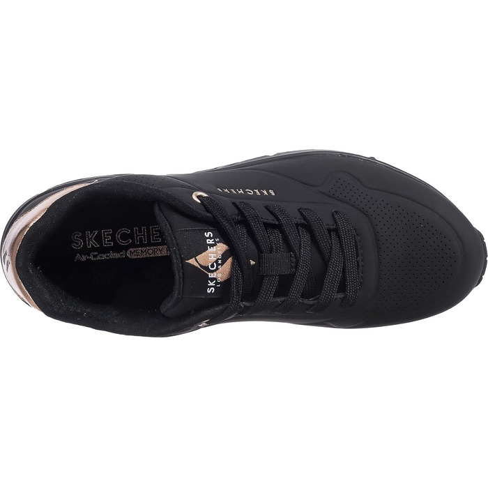 Кросівки жіночі Skechers UNO Kat Neato 2 Black Durabuck Mesh 40 EU