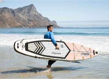 Надувна SUP-дошка THURSO SURF Expedition Touring 350/381 см з карбоновим веслом, US Touring плавником, насосом, рюкзаком та страховкою