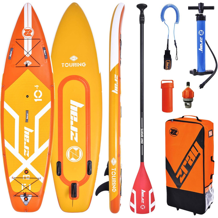 Zray F1 Fury 10'4 надувна SUP-дошка для віндсерфінгу, комплект з веслом, рюкзаком, насосом і плавником, преміум якість