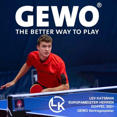 GEWO CS Clip сітка для настільного тенісу, металева, з регулюванням висоти, міцна чорна сітка 152,5 см