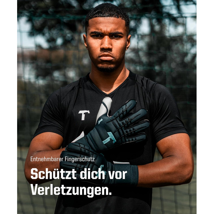 Воротарські рукавички T1TAN Profi Beast 3.0 Petrol: Розміри 6-11, для дорослих та підлітків