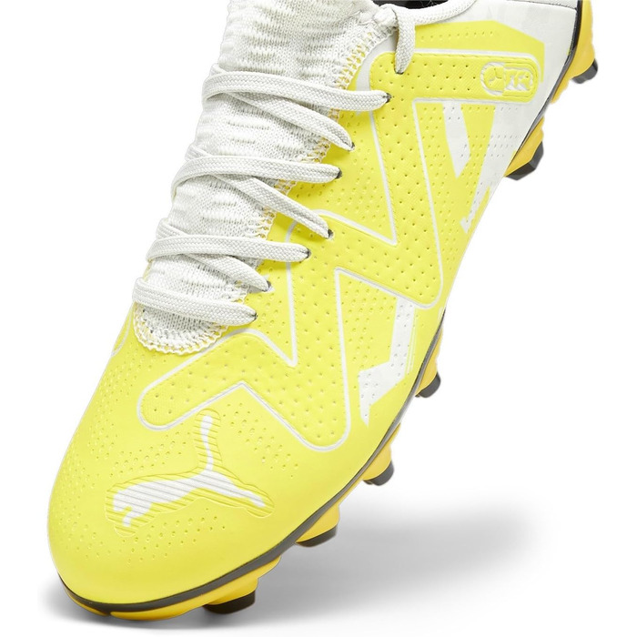 Дитячі футбольні бутси PUMA Future Play Fg/Ag Jr - сірий, жовтий, розмір 34.5 EU