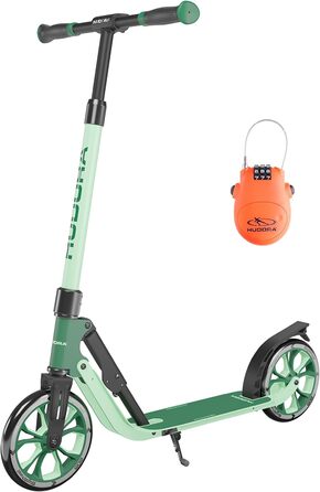 Самокат HUDORA BigWheel 205 Advanced з кабельним замком, алюмінієвий, для дорослих і підлітків