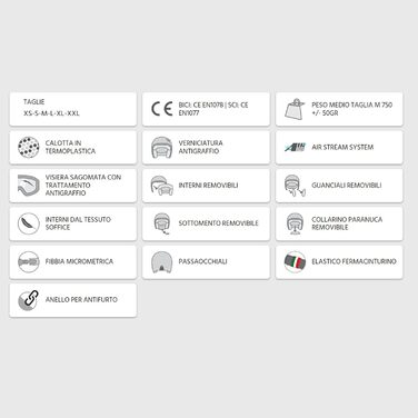 Лижний шолом CGM EBI для дорослих, унісекс, чорний-сірий, матовий, XXL (61 см)
