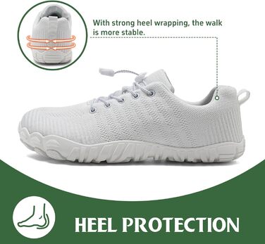 Чоботи для трейлраннінгу IceUnicorn: чоловічі та жіночі, широкі, з відділенням для пальців, унісекс, для плавання, пляжу та аквапарку (39 EU, 742weiß)