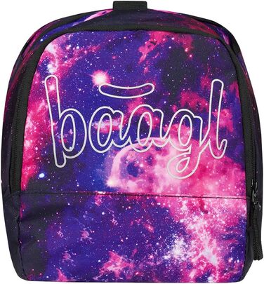 Спортивна сумка Baagl для дітей – стильна дорожня сумка з відділенням для взуття (25 л, Galaxy)