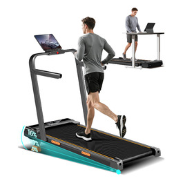 Біговий тренажер CURSOR для дому, складаний, 10 км/год, нахил 16%, безщітковий двигун 3.0CV, максимальне навантаження 136 кг, помаранчевий