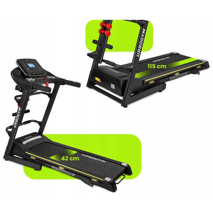 Електрична бігова доріжка Urbogym V550M (до 130 кг)