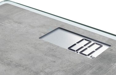 Електронна вага Soehnle Style Sense Compact 300 Concrete, до 180 кг, LCD-дисплей, надтонкий дизайн, персональна вага