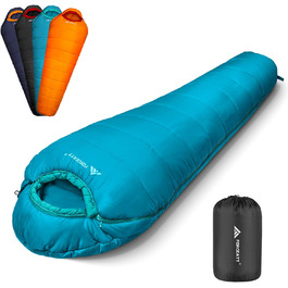 Спальний мішок Forceatt -10°C~15°C, 4 сезони, для дорослих, водонепроникний, ultralight, для кемпінгу, подорожей, відпочинку на природі.