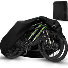 Водонепроникний чохол для велосипеда на 2 велосипеда, 200x70x110cm, 210D Oxford, захист від сонця та дощу