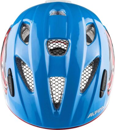 Дитячий велосипедний шолом ALPINA XIMO Flash із LED підсвіткою, світловідбиваючий, легкий та регульований, червоний, 49-54 см