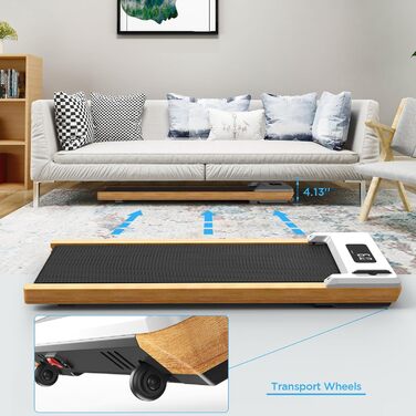 Бігова доріжка для дому та офісу Walking Pad, 1-12 км/год, з дистанційним керуванням і LCD-дисплеєм