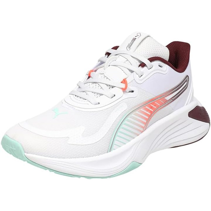 Жіночі кросівки PUMA Hybrid Tr WNS для крос-тренінгу (38 EU, білий, рубіновий, м'ятний, червоний)