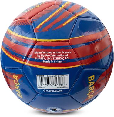 М'яч футбольний Hy-Pro Cyclone Barcelona | Розмір 5, Тренувальний, Ігровий, для дітей та дорослих