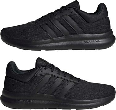 Кросівки adidas Lite Racer 4.0 унісекс, чорні (Core Black/Grey Six), розмір 43 1/3 EU