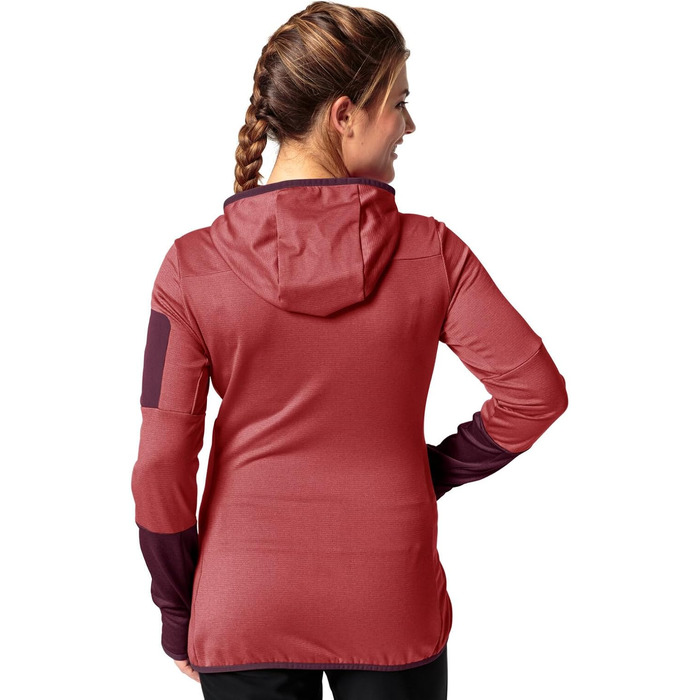 Жіноча флісова куртка VAUDE Monviso Fleece Jacket II, колір brick (цегляний), розмір 36