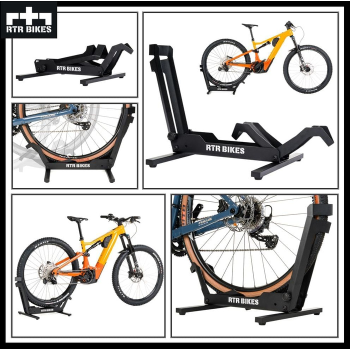 RTR BIKES Brutus: професійний стійкий тримач для велосипеда - для гаража, дому, веломагазину