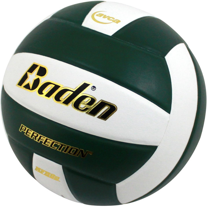 Волейбольний м'яч Baden Perfection Premium Leather, офіційний, 13U - Коледж, червоно-біло-морський